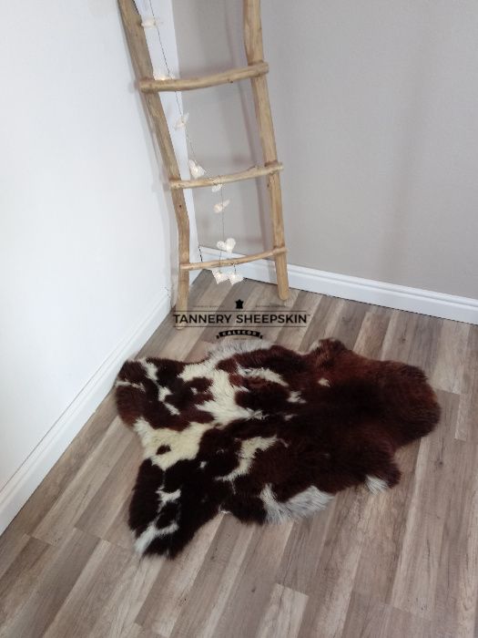 Skóra Owcza Łaciata Kolor Naturalny Skóry Owcze Jacob