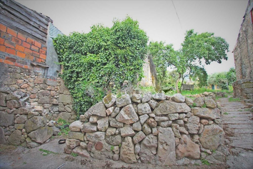 Casinhas de pedra e quintal em Paços da Serra (Serra da Estrela)