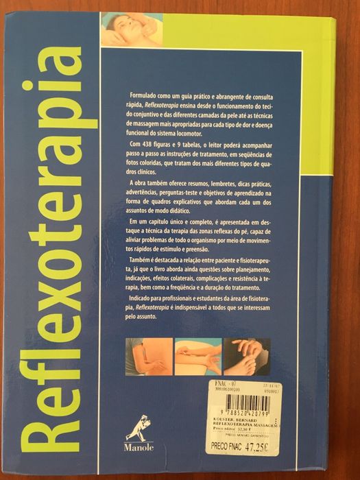 Livro Reflexo Terapia da Editora Manole como novo