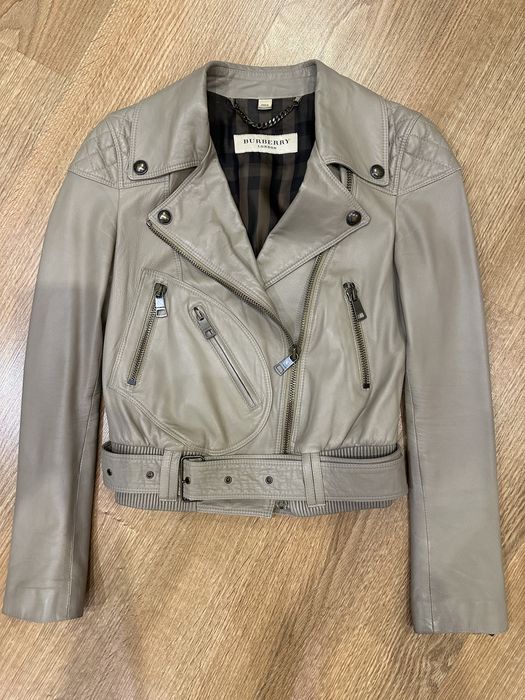 Кожаная куртка Burberyy