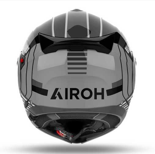 CAPACETE AIROH SPECKTRE GROOVE CINZA BRILHO M + SENA SF2 (NOVO)