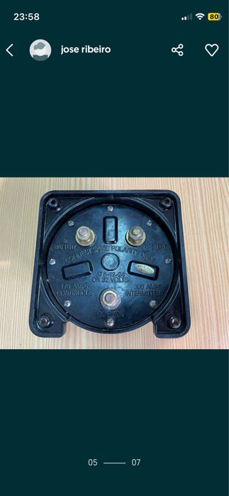 Interruptor / Seletor de bateria