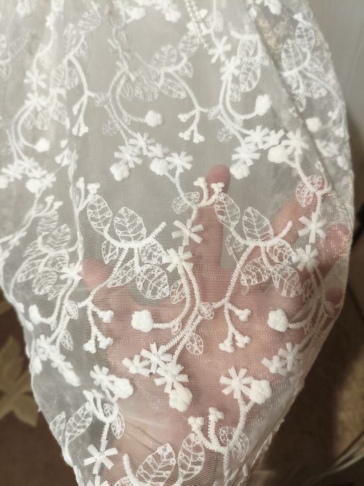 Сукня дитяча святкова, біла сукня мереживо