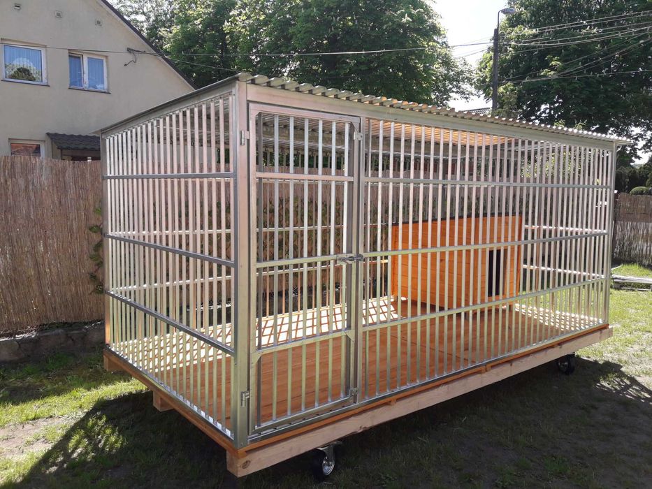 Kojec Boks Klatka dla psa 4x2, 3x2, ... Ocynkowany.  Mocny. Producent