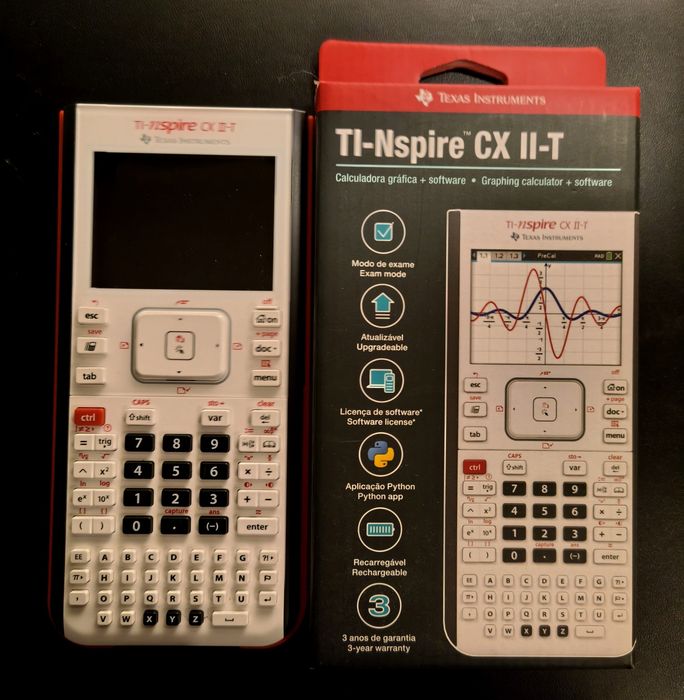 Calculadora Gráfica Texas Instruments TI-Nspire CX II-T (Como Nova + Garantia)