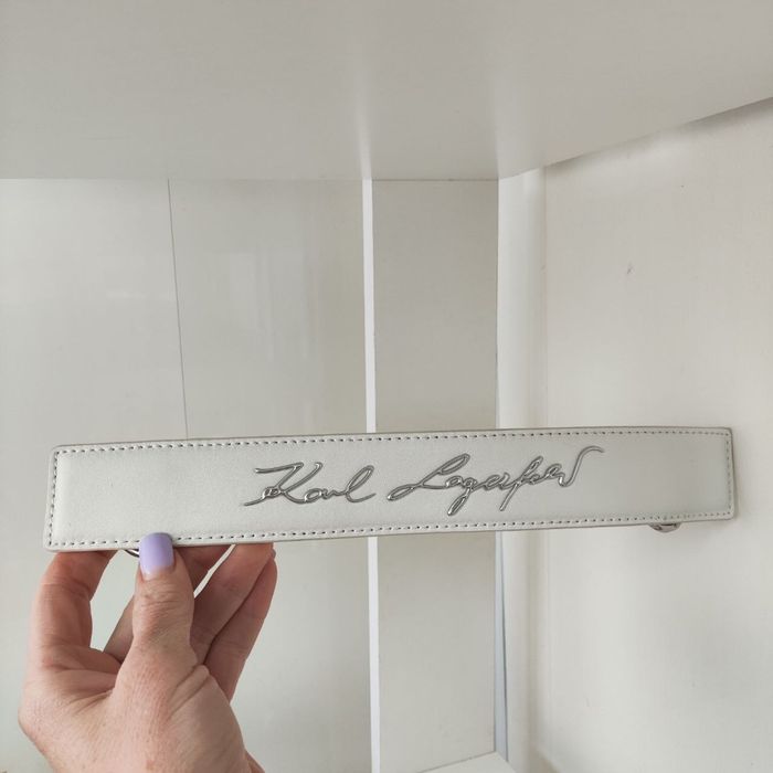 Оригінальний шкіряний ремінець (ручка) Karl Lagerfeld K/Signature
