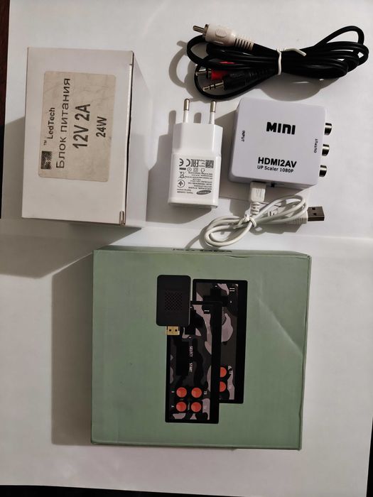 Мини-телик super sp-802 + Ігрова консоль Y2 PLUS 3.0 +  HDMI конвертер