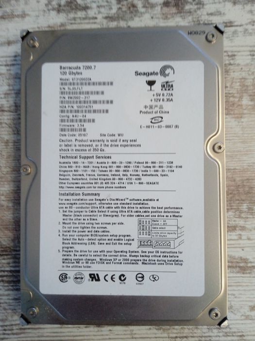 HDD жосткие диски для настольных ПК.
