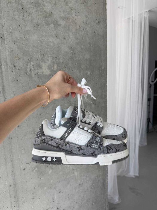 Кросівки Louis Vuitton Trainer Sneaker Grey premium u2