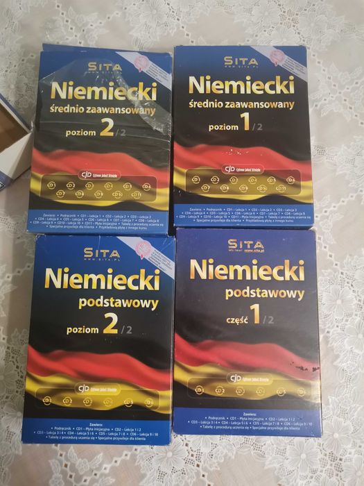 Sita j. Niemiecki podst. cz. 1 i 2 średnio zaawansowany cz. 1 i 2