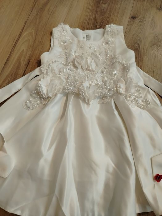 Sukieneczka do chrztu 80cm
