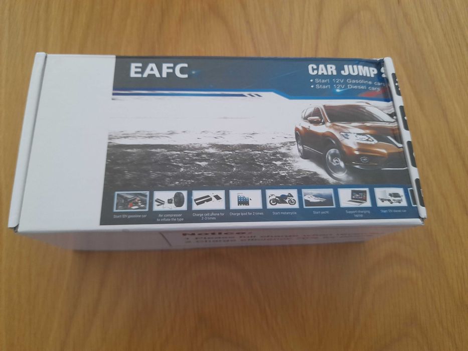 Booster de arranque bateria 12v / iniciador de baterias portátil