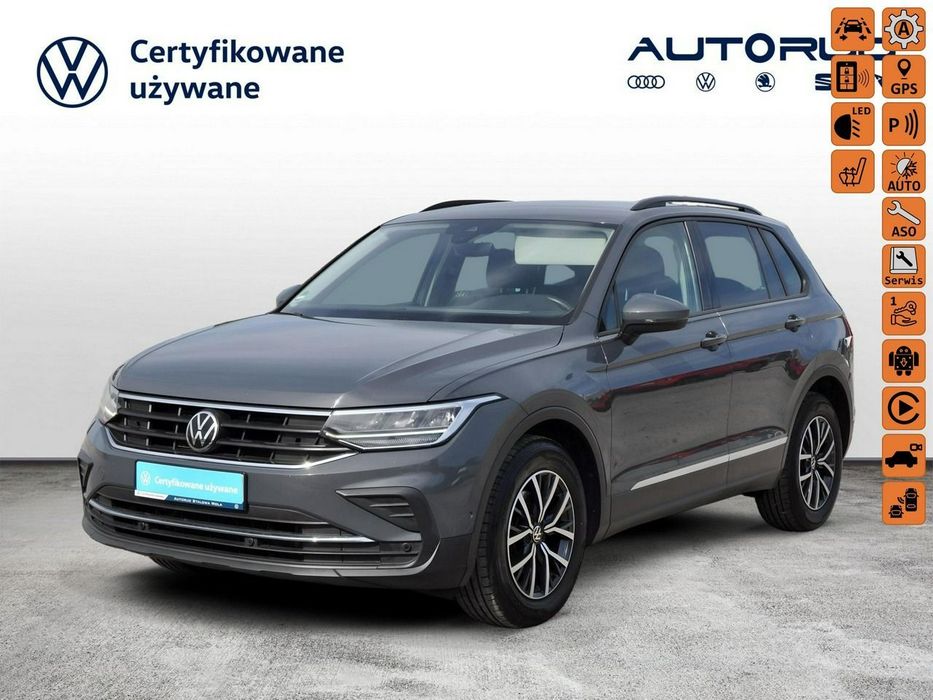 Volkswagen Tiguan 2.0TDI 150KM DSG7 Kamera Keyless Navi Virtual Led Podgrz.Kier Gwar.FV