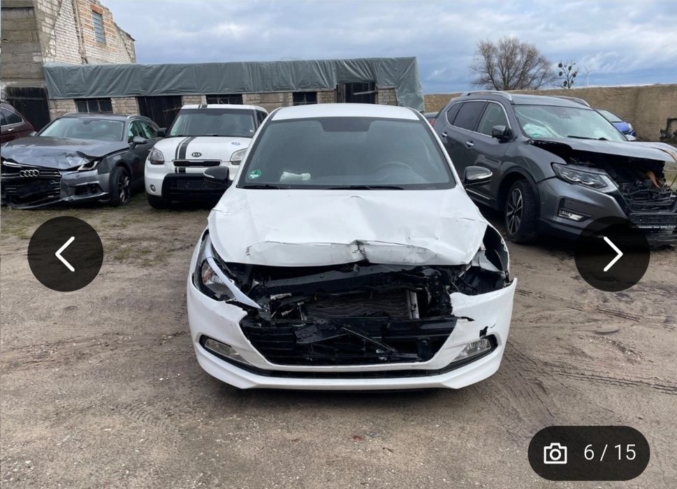 Sprzedam wszystkie części do Hyundaia i20 1,2 benzyna 2017 rok