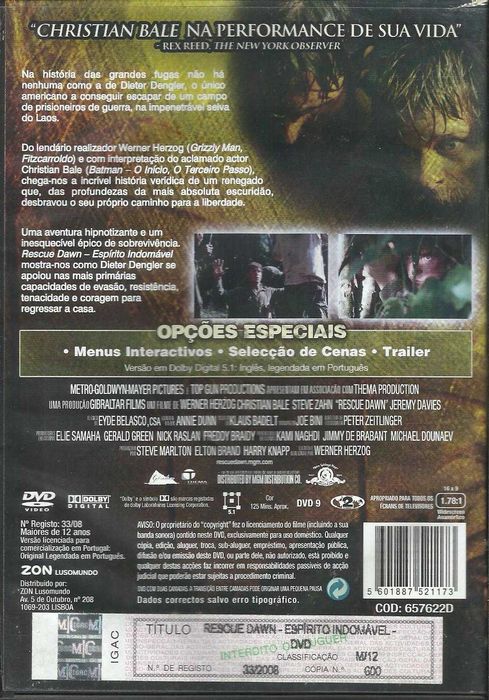 Rescue Dawn: Espírito Indomável (2007)