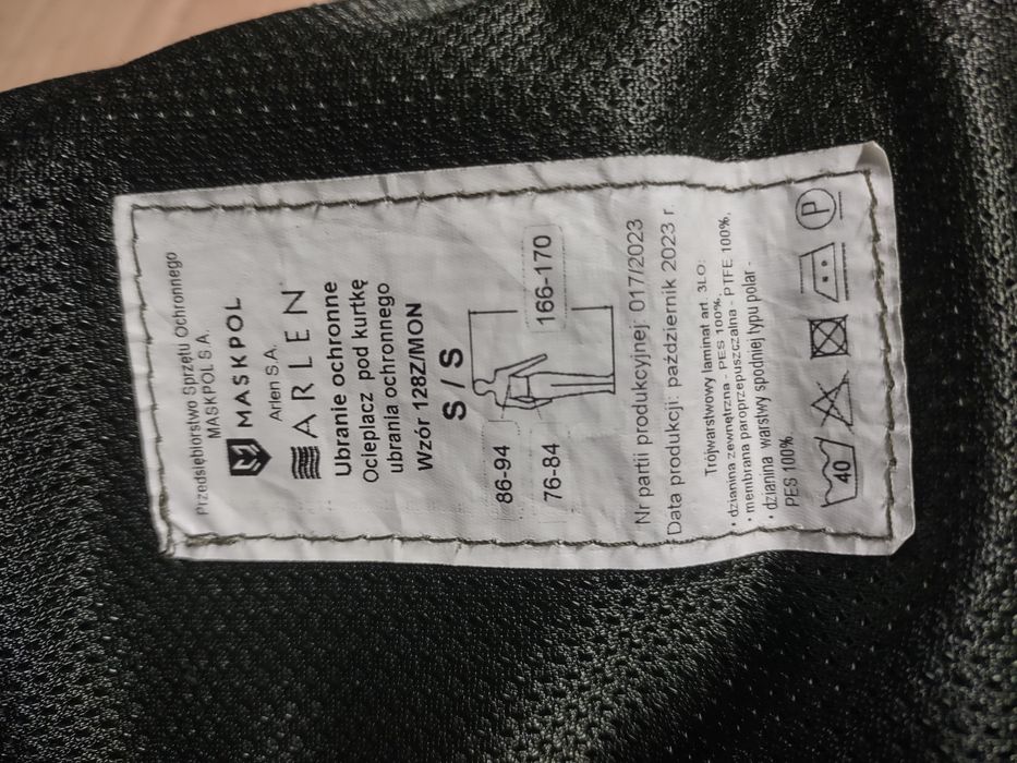 Ubranie ochronne goratex wz 128Z