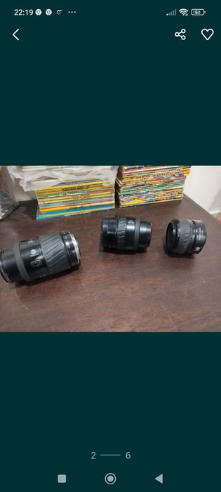 Material fotográfico " Lentes MINOLTA"