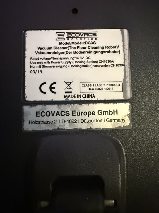 Aspiarador e lavadora ECOVACS Deebot OZMO 930  com pouca uso