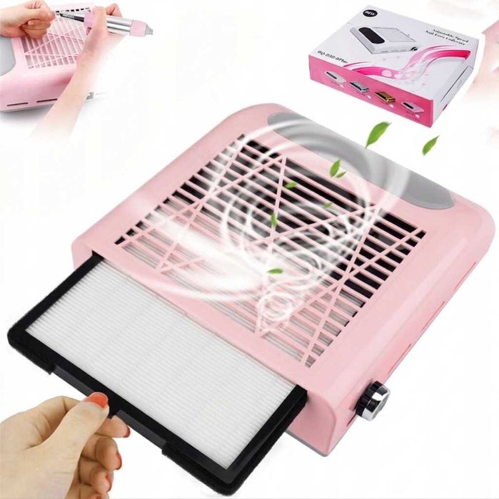 Pochłaniacz pyłu do paznokci  80W BQ-858-8us