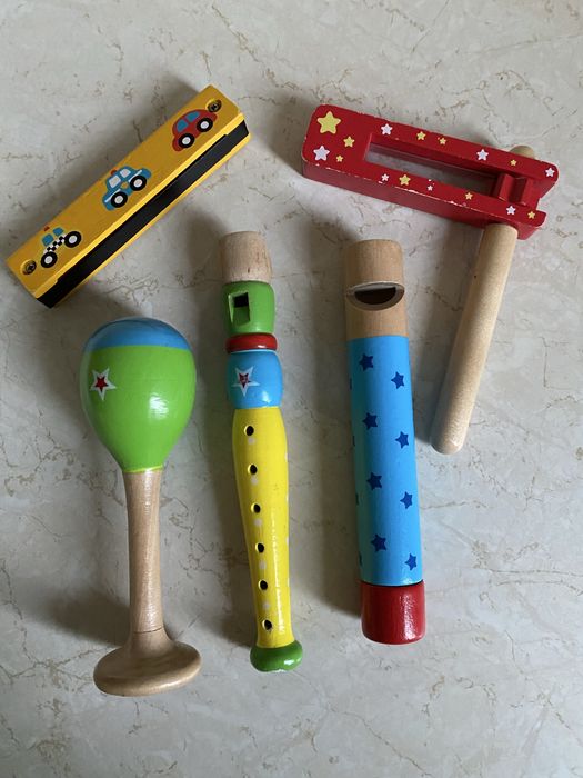Drewniane instrumenty muzyczne Zabawki dla dzieci
