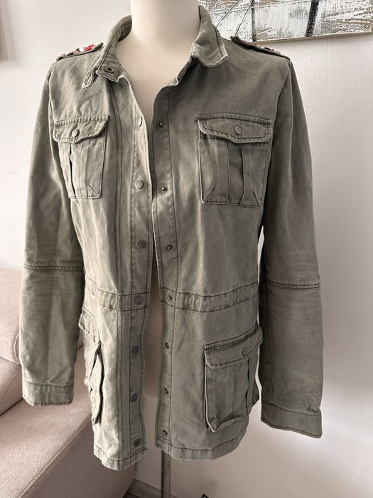 Kurtka jeansowa długa