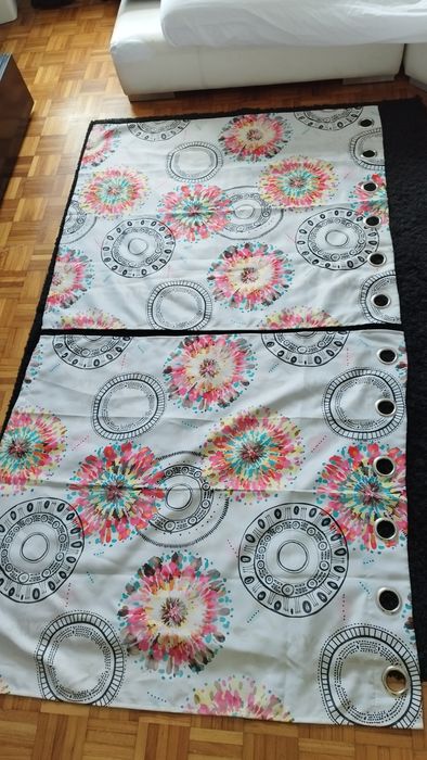 Conjunto de 8 cortinas