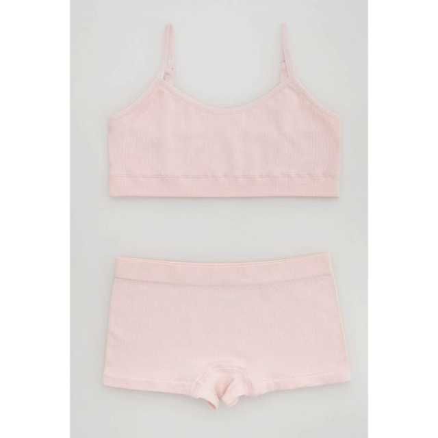 RESERVED Top i majtki 134/140 dziewczęce bokserki z sportowy top