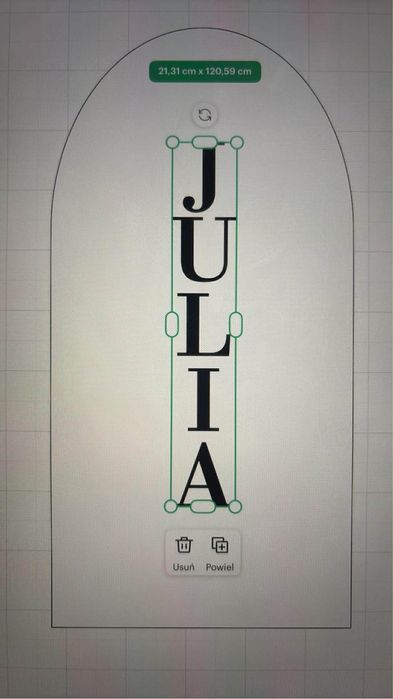 Personalizowane napisy Julia S .