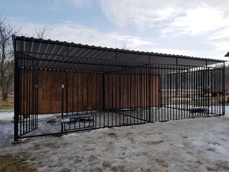 -KLATKA, ZAGRODA, DLA PIESKA *4mX3m*-montaż solidny +dowóz.