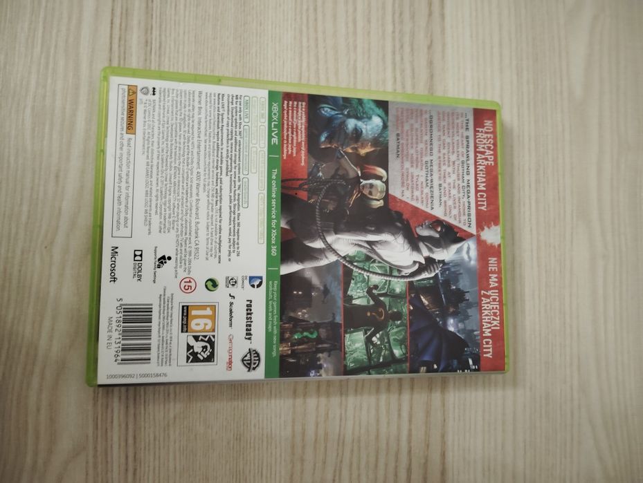 Batman Arkham city xbox 360 pl
