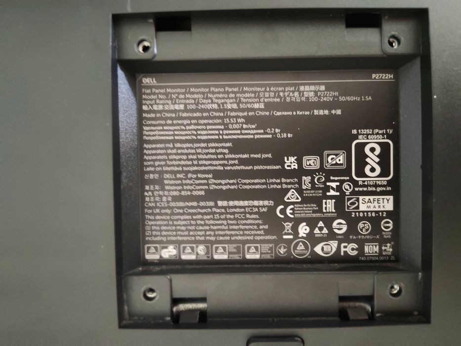 Monitor Dell P2722H - Ecrã Partido!