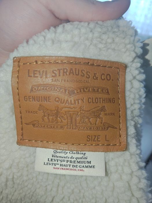 Levis premium Sherpa куртка джинсова левіс
