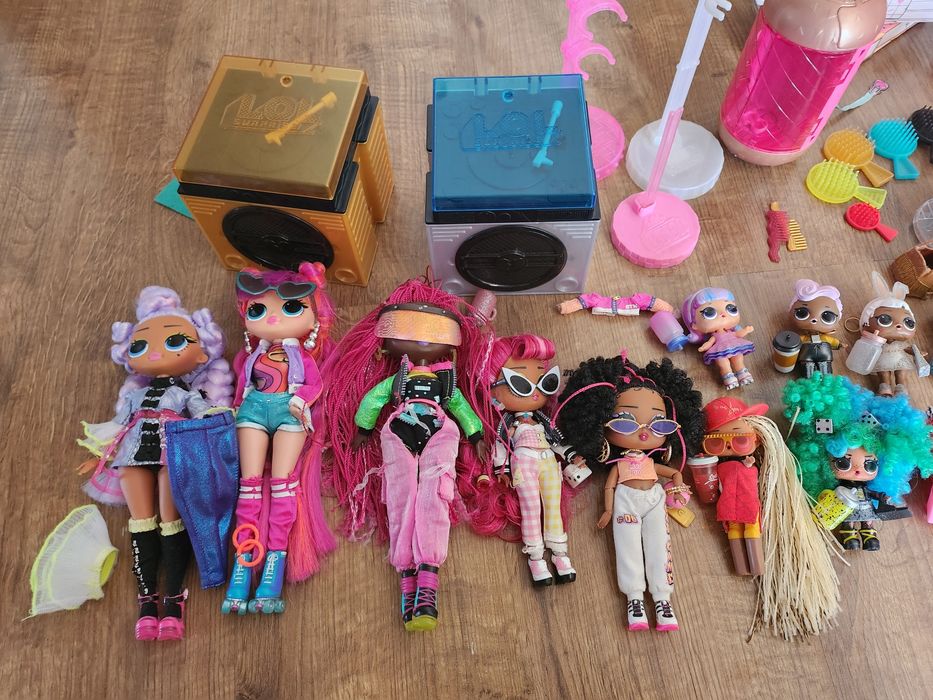 Duży domek dla lalek, lalki  L.O.L LOL