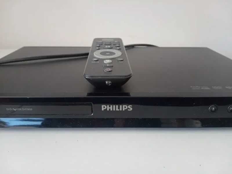 Leitor de DVD Philips Com comando	 - Pouco Uso. Como Novo*