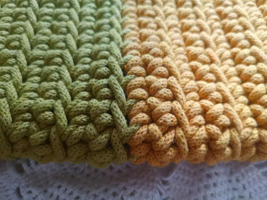 Super maxi torba boho szydełkowania handmade 70cmx48 cm