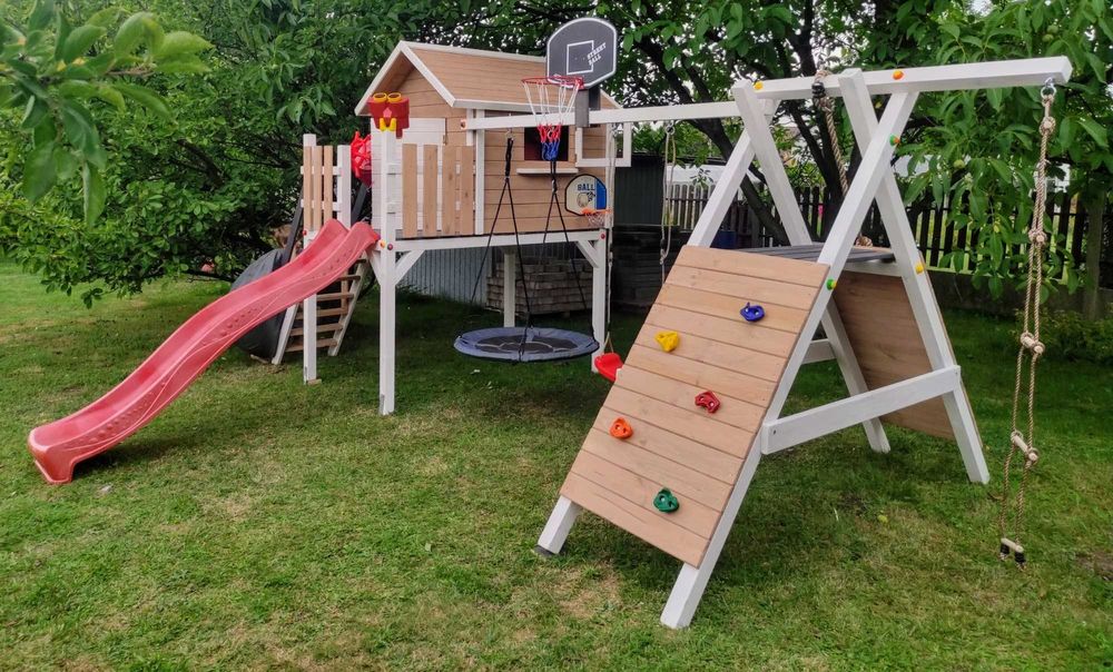 MONTAŻ GRATIS Domek dla dzieci plac zabaw KOMPLEKSOWO