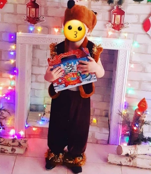 Новорічний костюм медведя