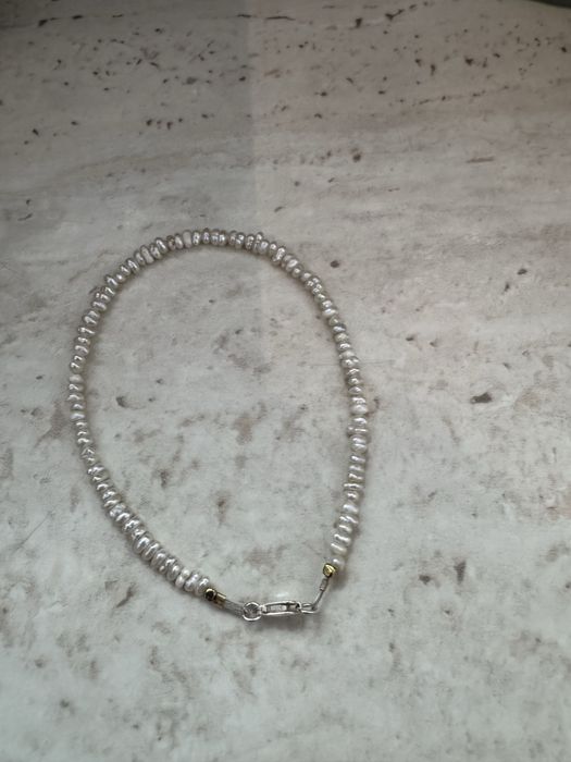 Bransoletka mini perły i hematyty