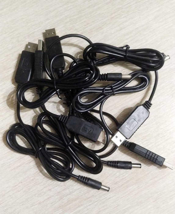 Кабель для роутера USB-DC 5-9-12 V