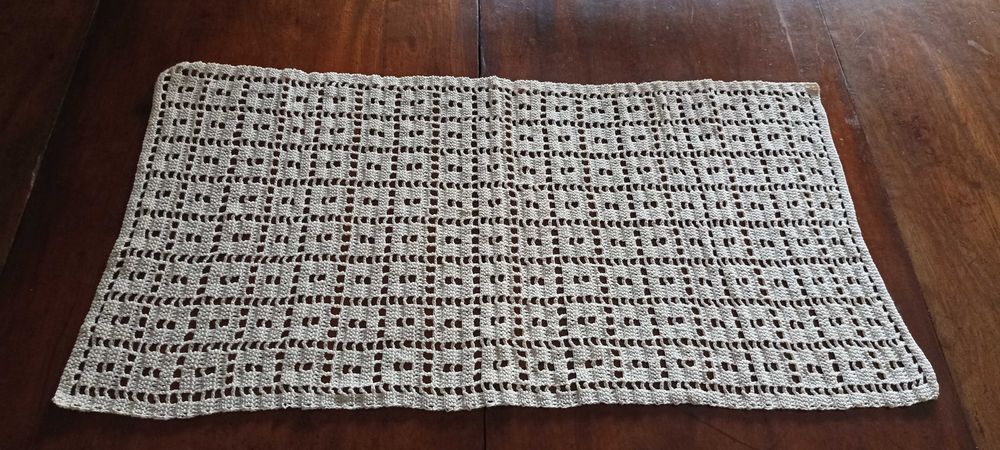 Panos em crochê feitos à mão