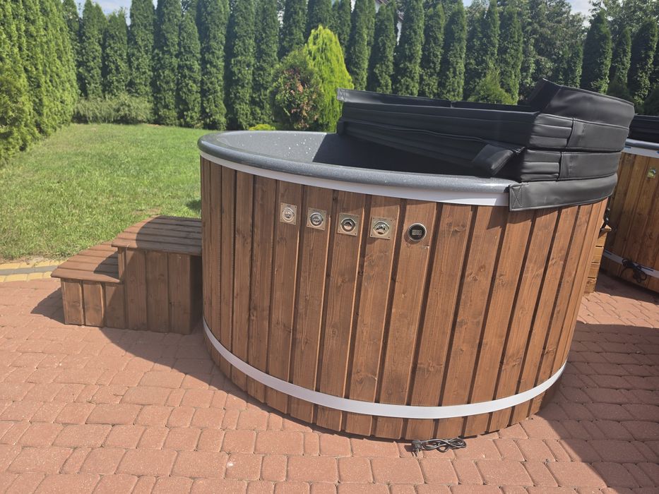Nowa balia 225cm Duża jacuzzi kompletna cały zestaw ruska bania nowa
