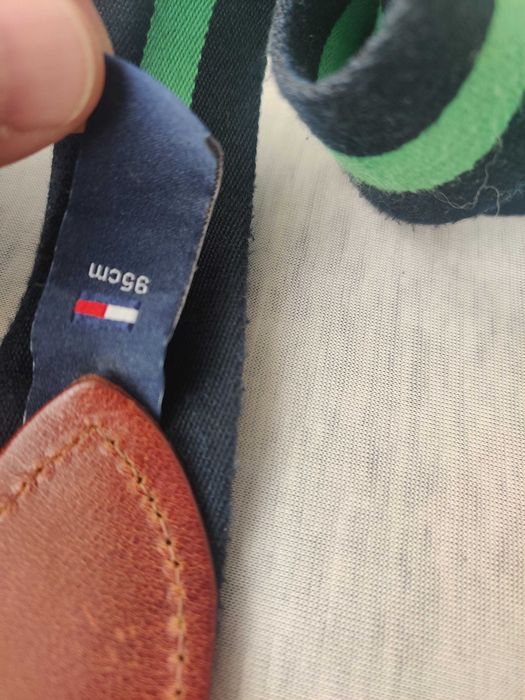 Tommy Hilfiger pasek parciany oryginalny okazja do spodni pas
