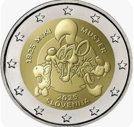 Moeda comemorativa 2 euros UNC desde €2,50