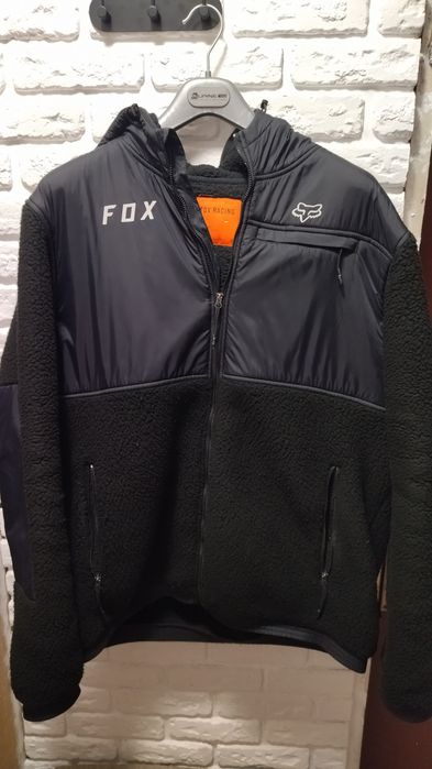 Куртка Fox Racing Dayton Zip Fleece Black FOX Head мото вело кежуал