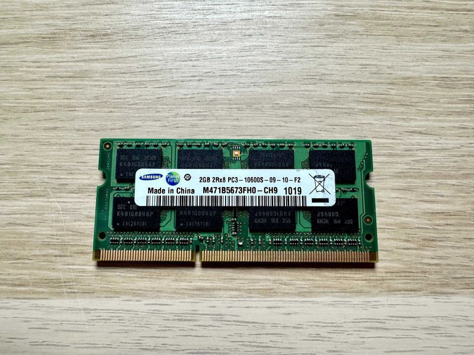 RAM Samsung 2GB DDR3 PC3 10600S 09 10 F2 – sprawna, testowana