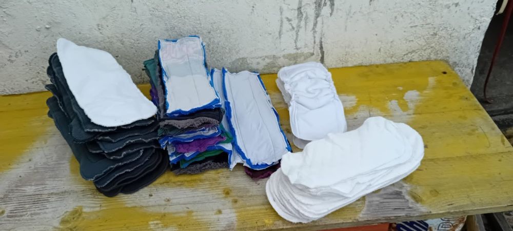 Inserções para fraldas de pano (66 peças)