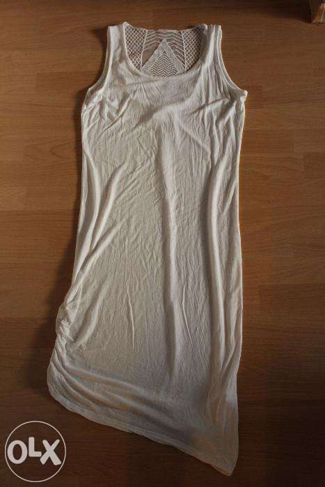 długa biała tunika sukienka WEROMODA w rozm. M