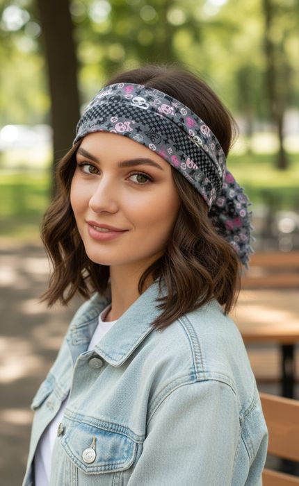 Must-have сезону! Бандана-шарф трансформер із черепами