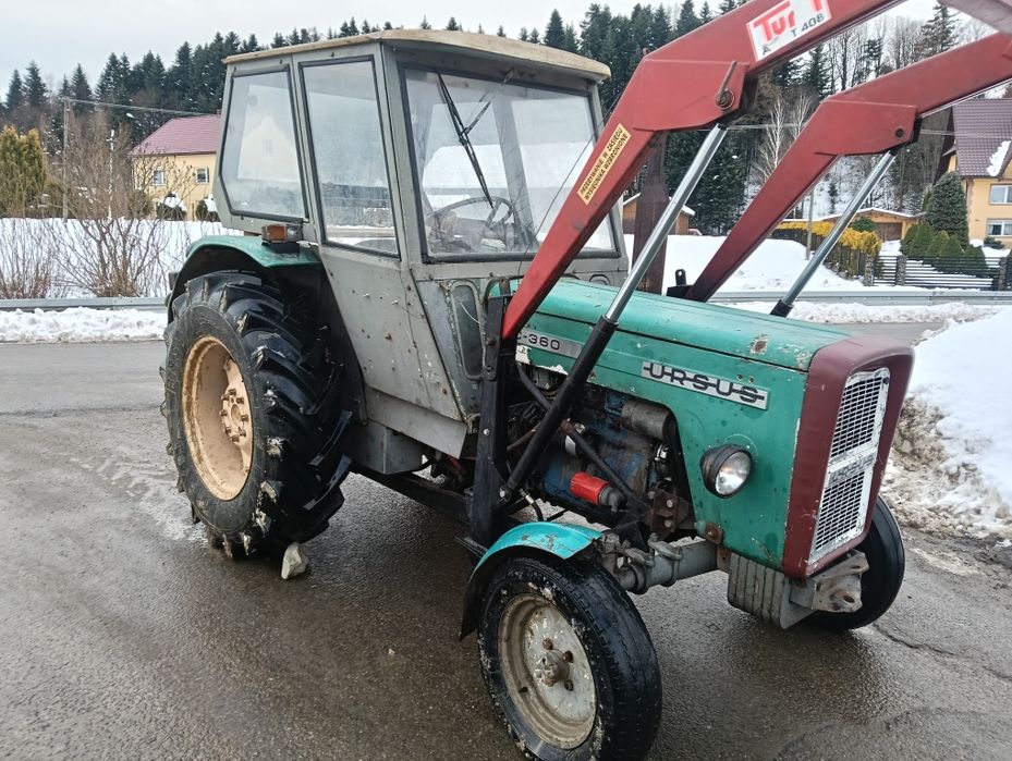 Ursus C360 /C355 Zarejestrowany Tur Nowe Opony Kabina Łyzka Widły