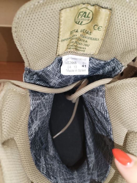 Botas Táticas FAL Seguridad UCFAS Impermeáveis – Tam. 41